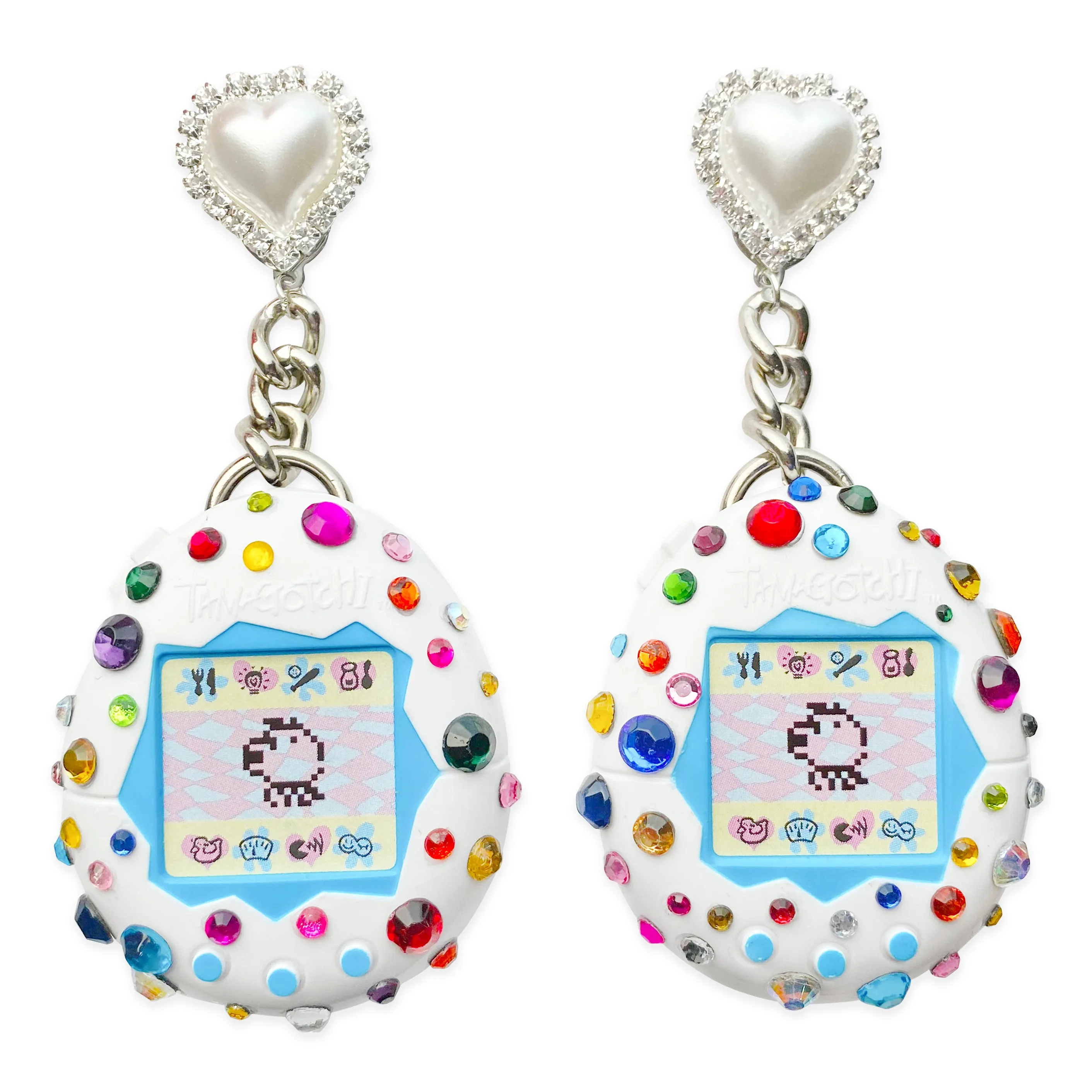 1997 Vintage Tamagotchi Charm Earrings