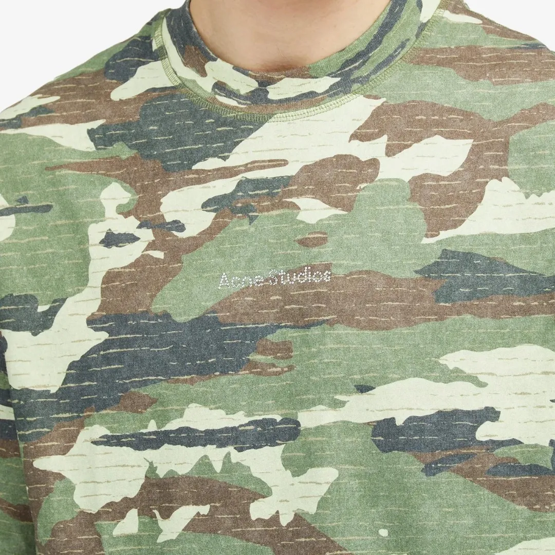 Acne Studios  |Crew Neck Pullovers Camouflage Unisex Street Style Cotton