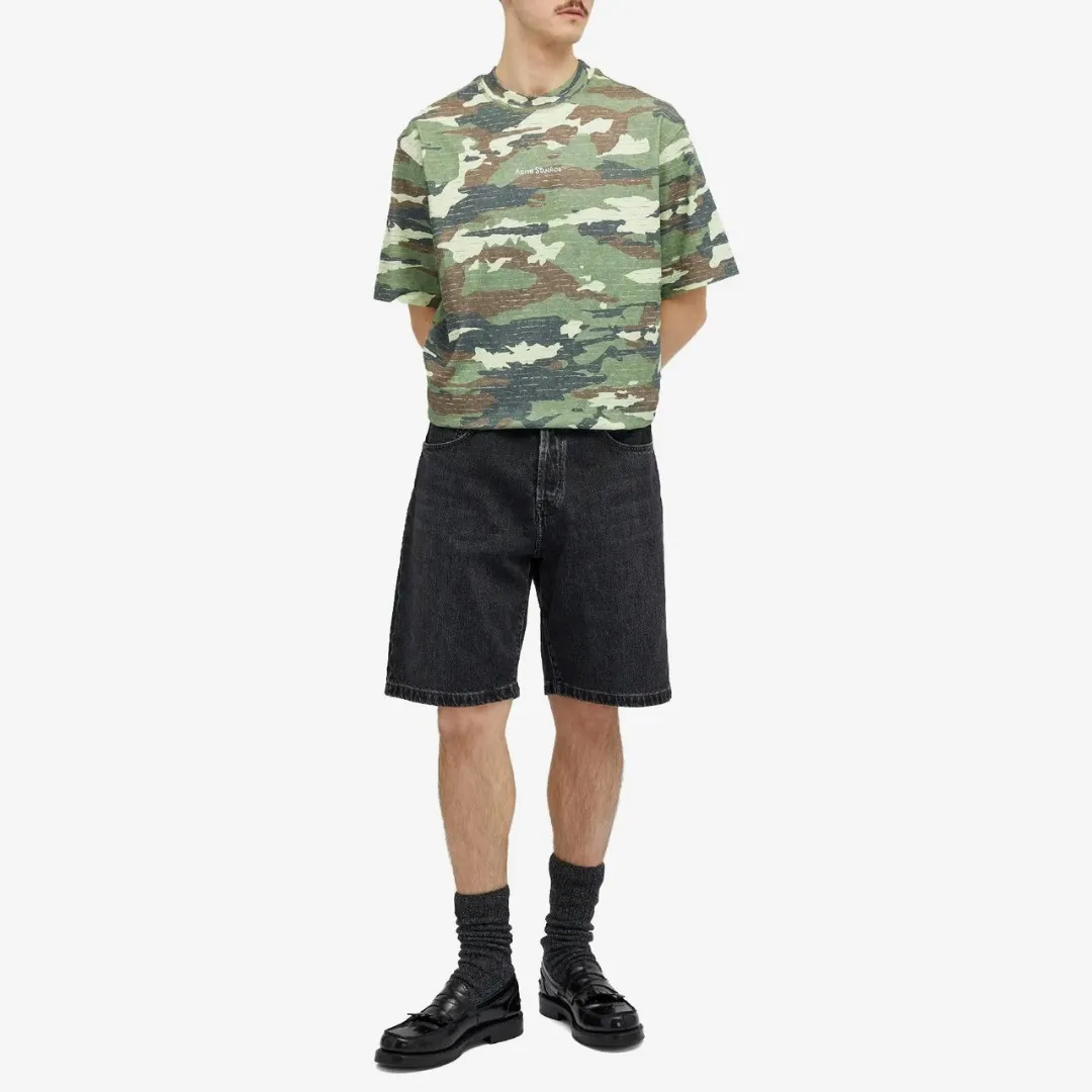 Acne Studios  |Crew Neck Pullovers Camouflage Unisex Street Style Cotton