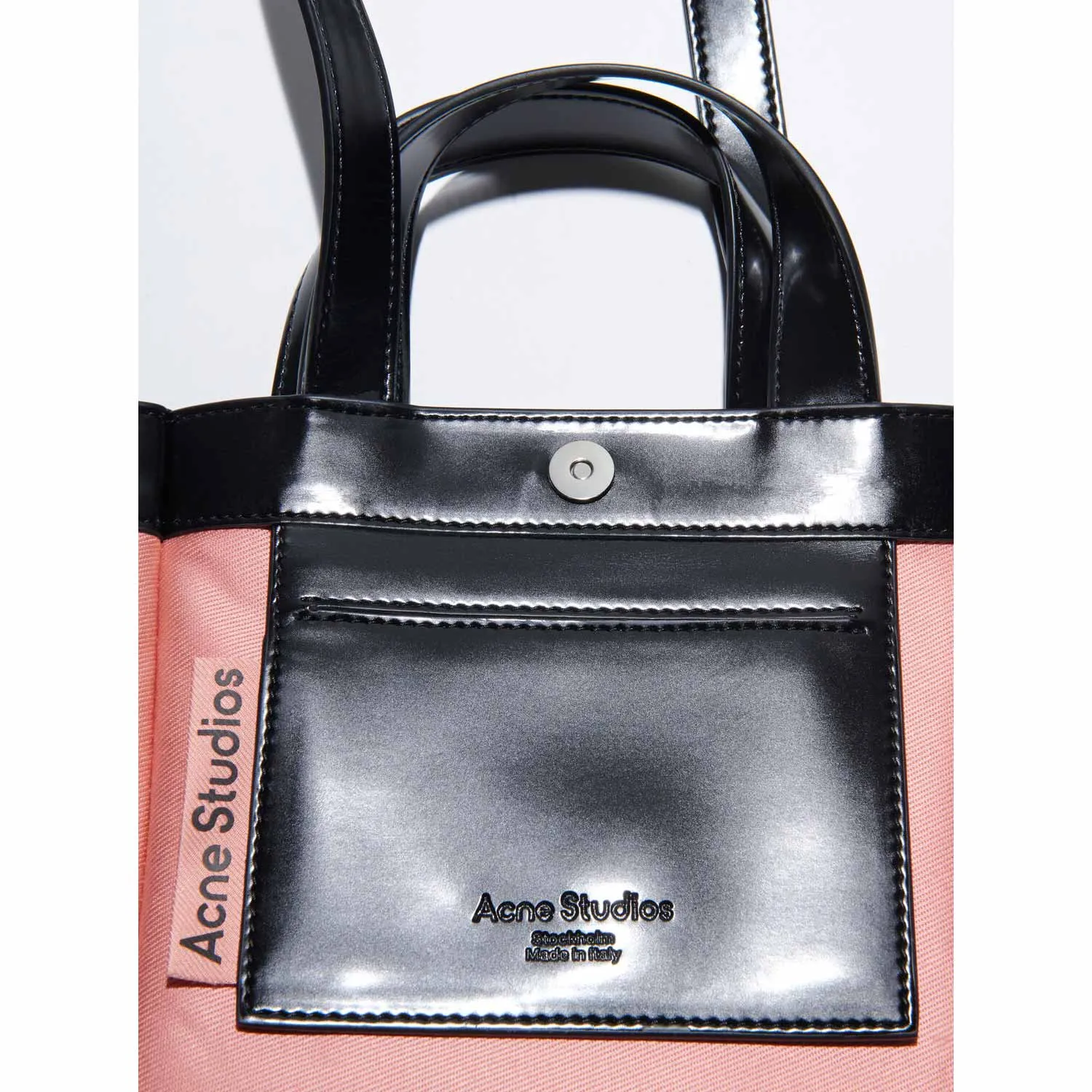 Acne Studios LOGO MINI SHOULDER TOTE BAG, Black 