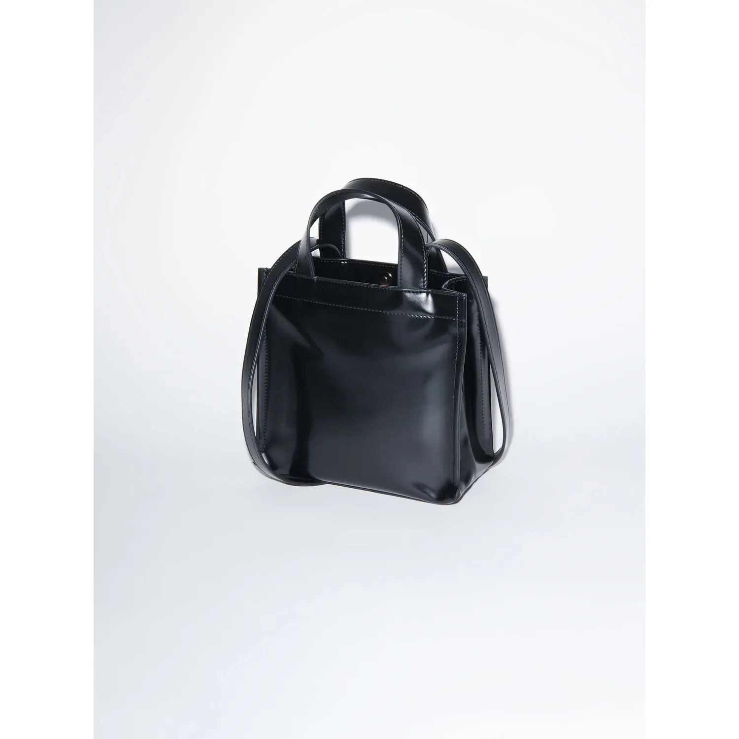 Acne Studios LOGO MINI SHOULDER TOTE BAG, Black 