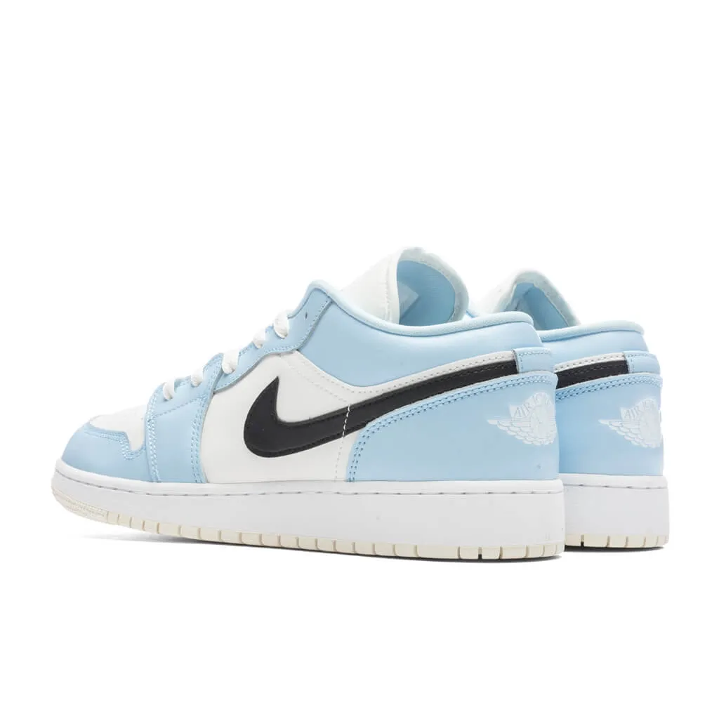 Air Jordan 1 Low (GS) - Ice Blue/Black/Sail