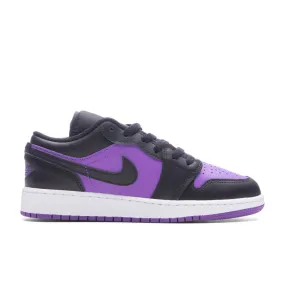 Air Jordan 1 Low (GS) - Purple Venom/Black/White