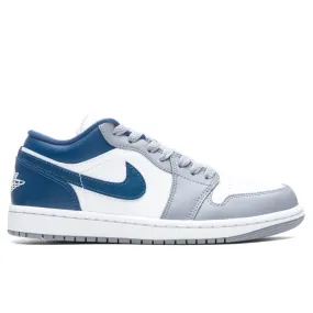 Air Jordan 1 Low Women's - Stealth/French Blue/White