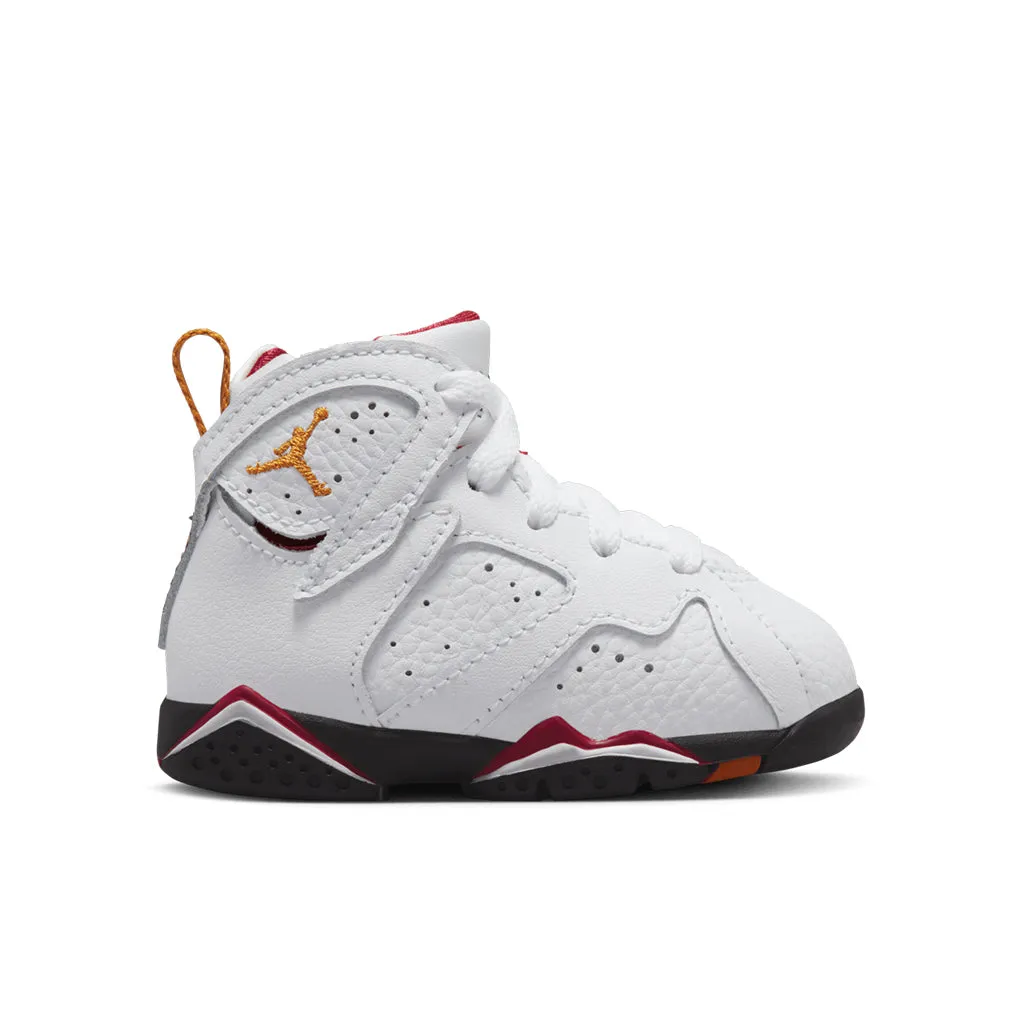 Air Jordan 7 Retro (TD) - White/Cardinal Red/Chutney