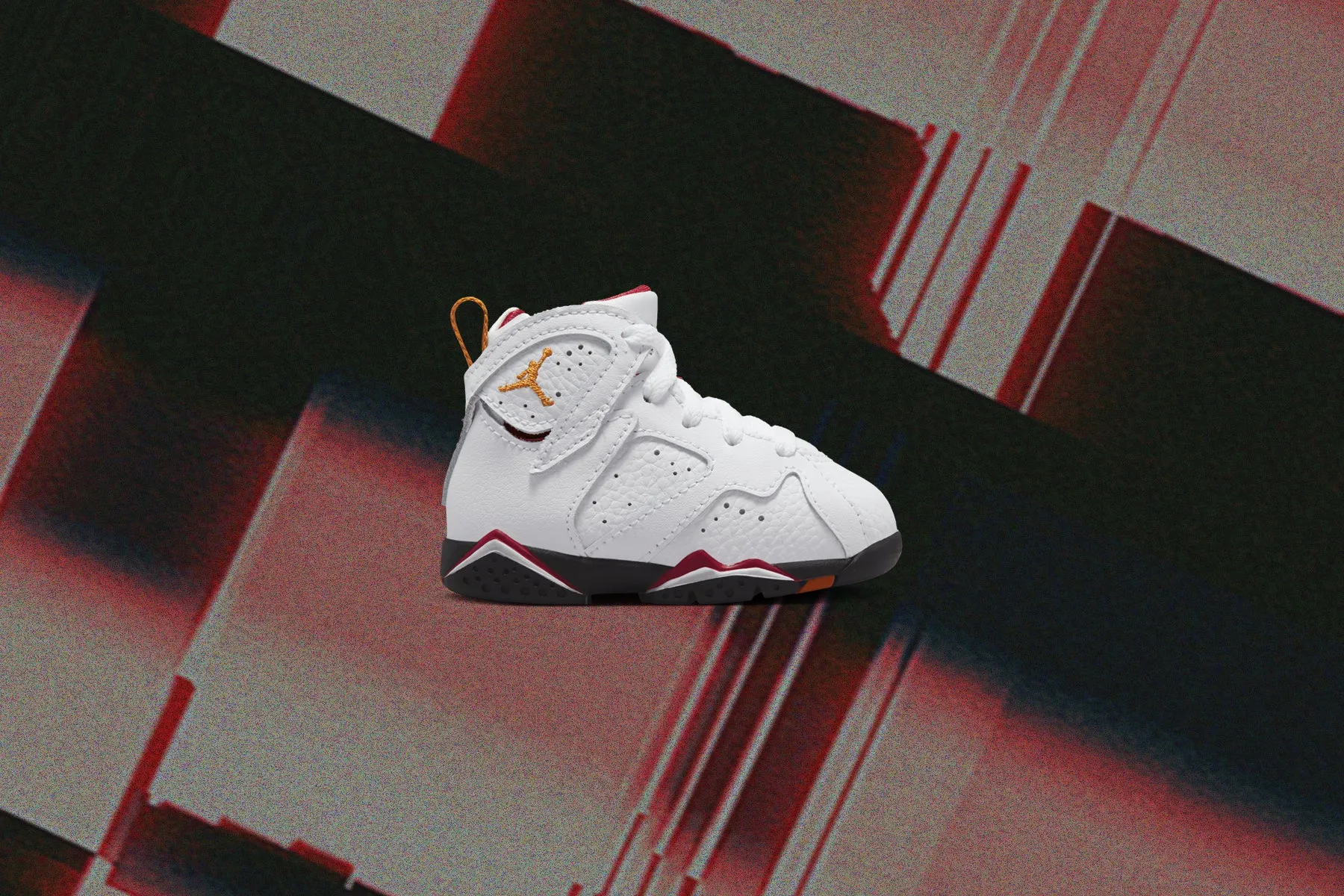 Air Jordan 7 Retro (TD) - White/Cardinal Red/Chutney