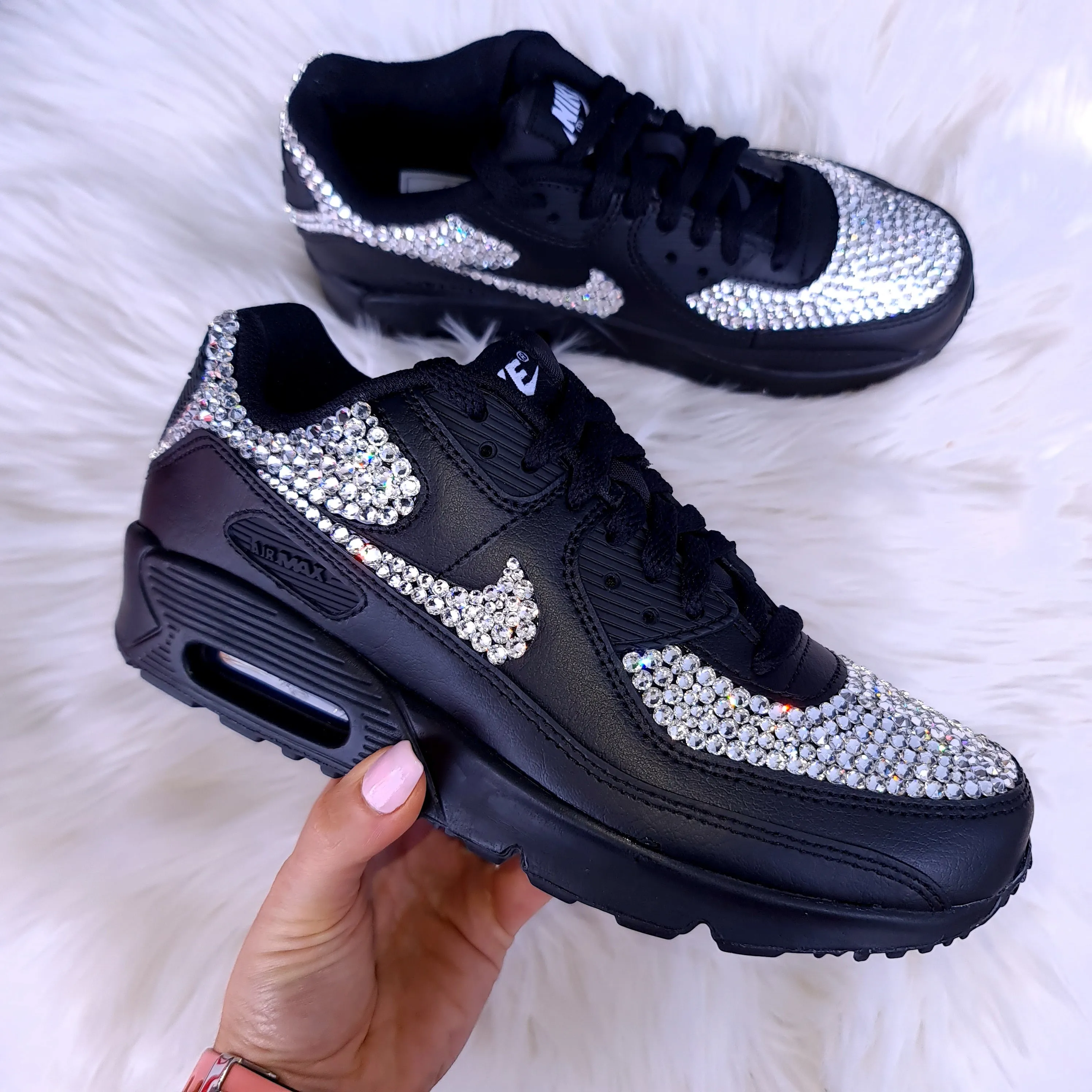 Air Max 90 Women (Black- Maximum Bling)