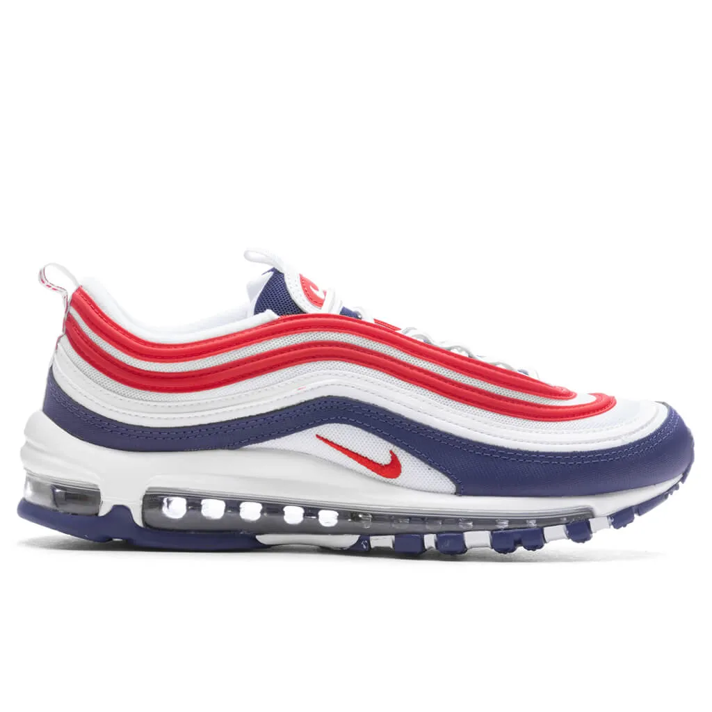 Air Max 97 - White/University Red/Deep Royal