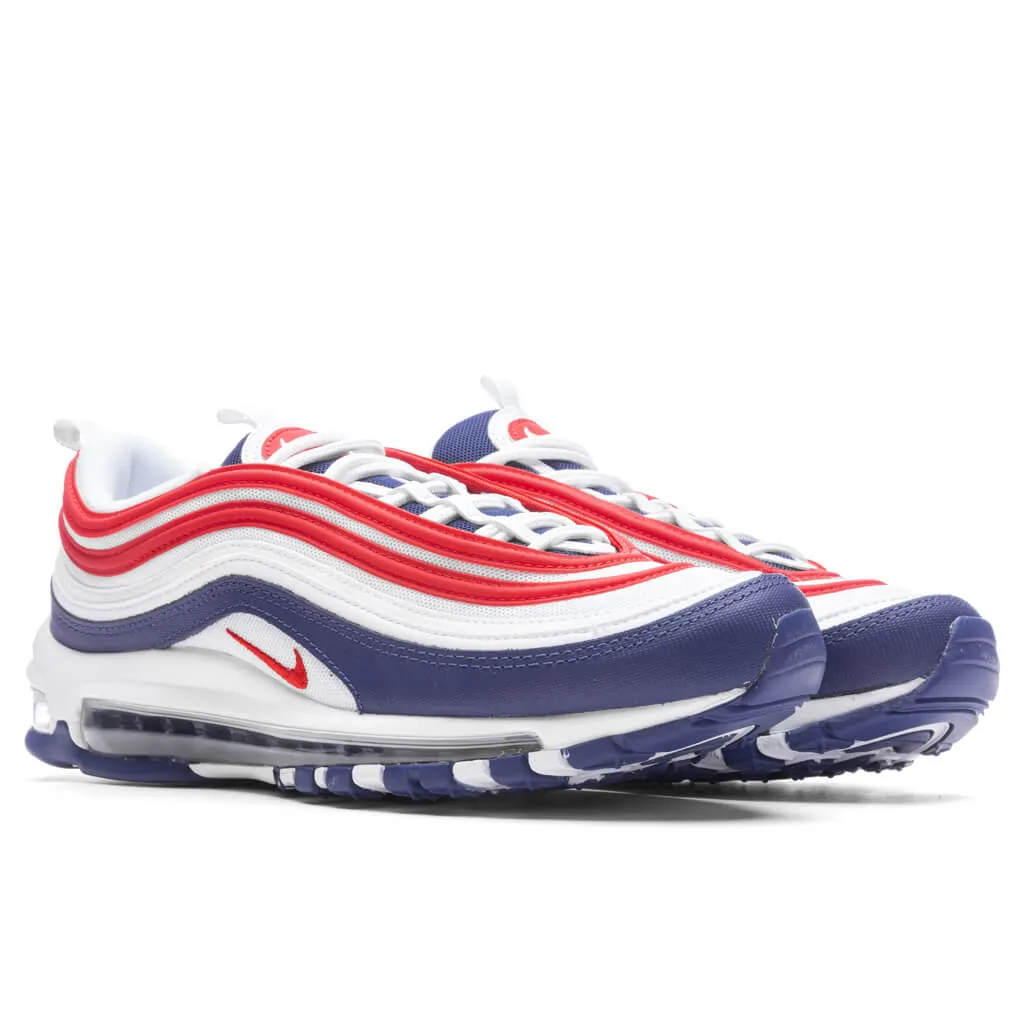 Air Max 97 - White/University Red/Deep Royal