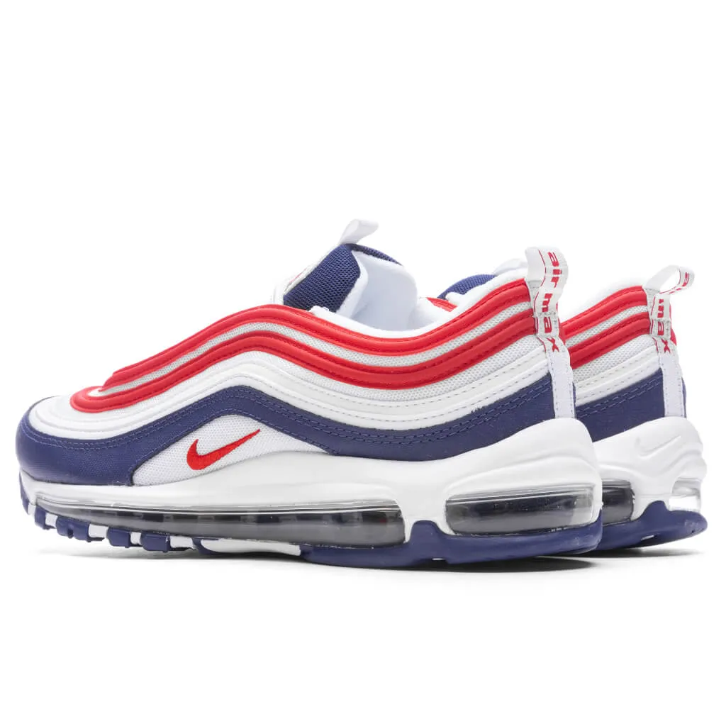 Air Max 97 - White/University Red/Deep Royal