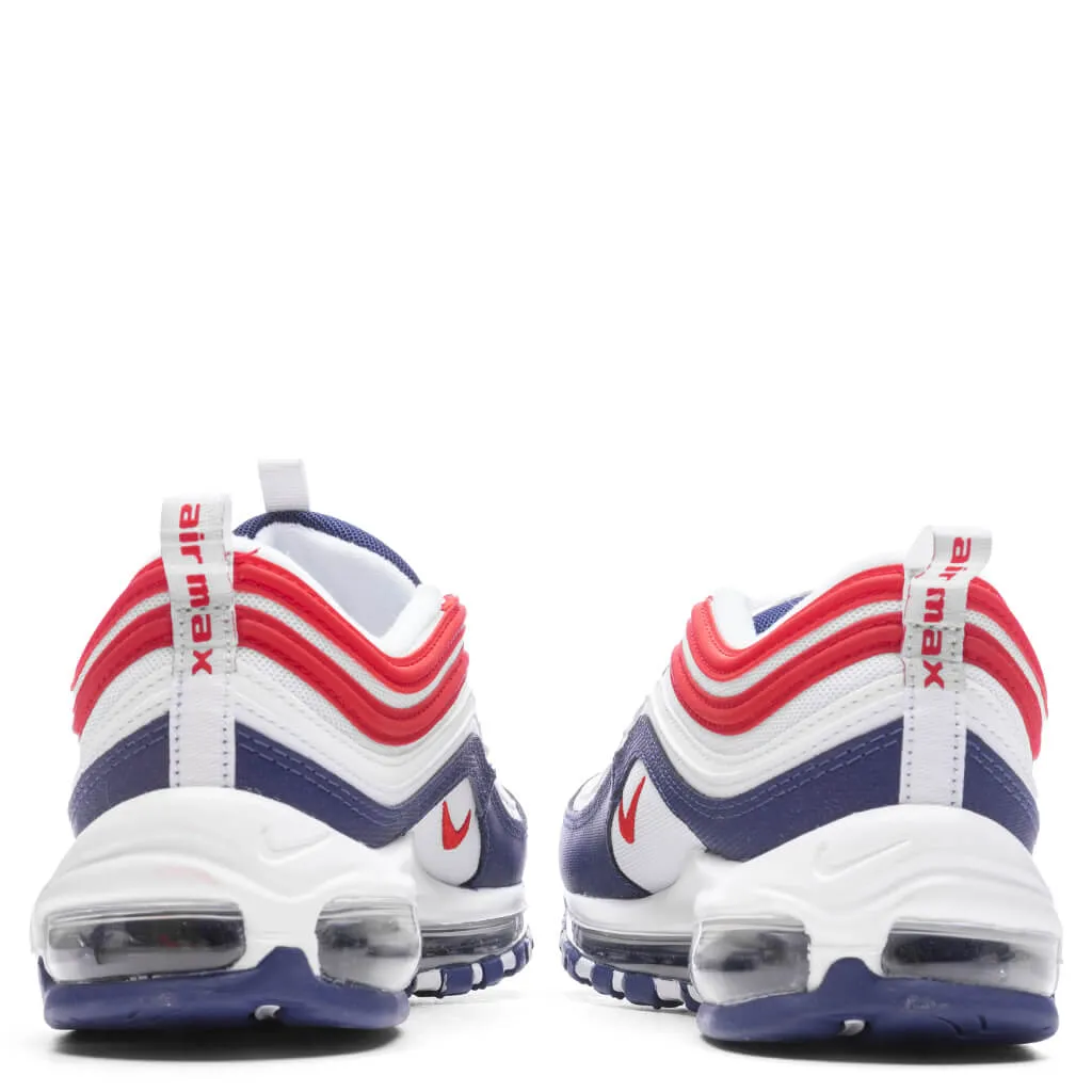 Air Max 97 - White/University Red/Deep Royal