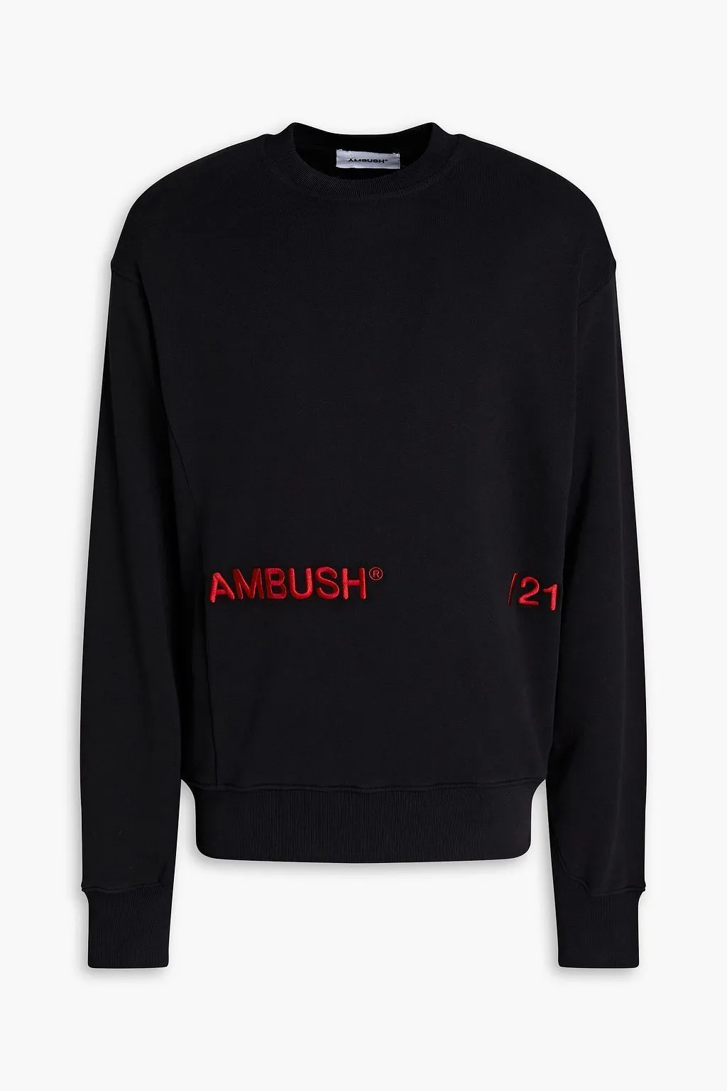 AMBUSH  |Crew Neck Long Sleeves Plain Cotton Logo Sweatshirts