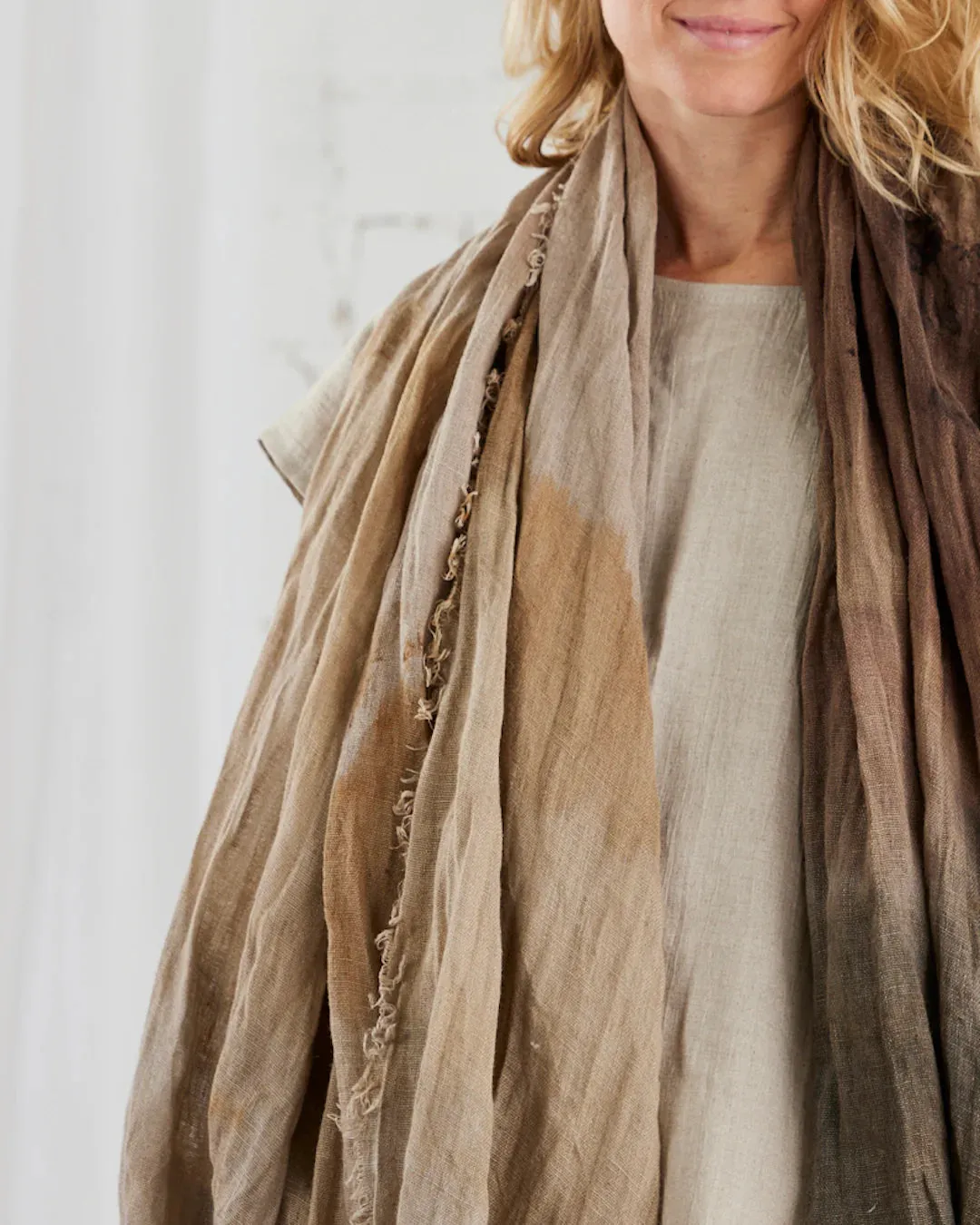 Ania Medium Scarf - warm tones