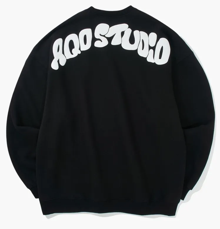 AQOstudiospace  |Pullovers Unisex Studded Street Style U-Neck Long Sleeves