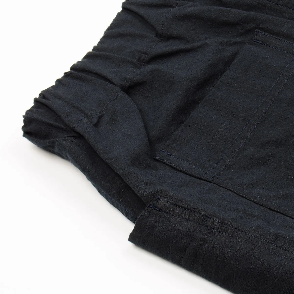 Arpenteur - Cargo Pants Cotton-Linen Slub Canvas - Navy