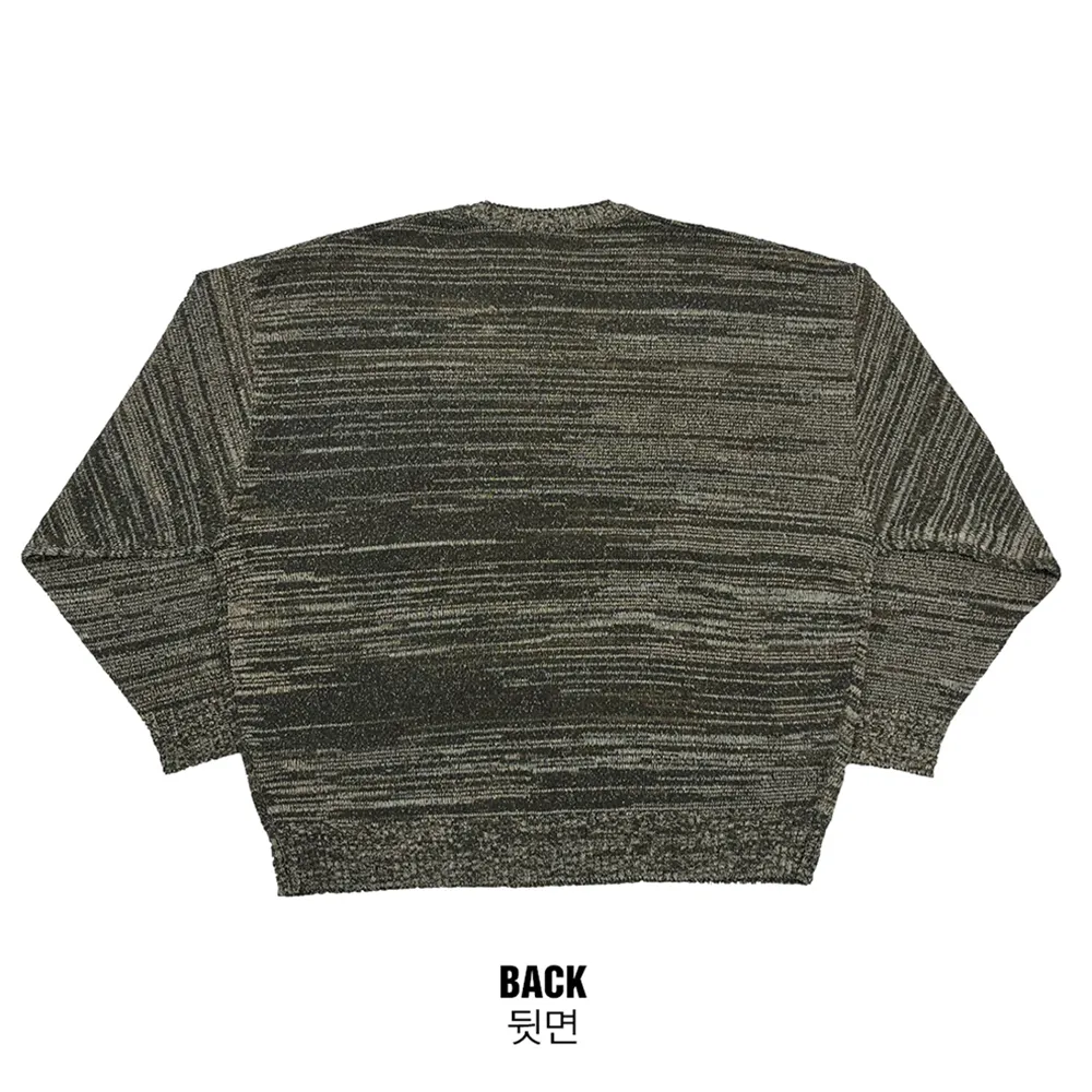 ASCLO  |Crew Neck Pullovers Stripes Unisex Linen Street Style U-Neck