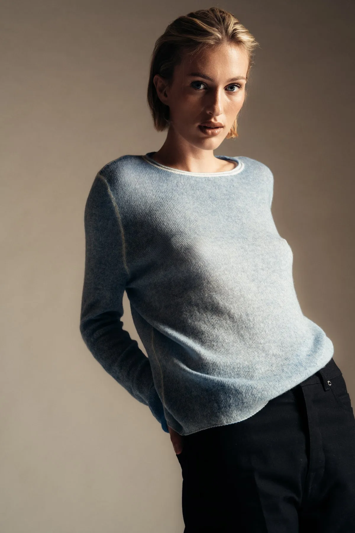 AVANT TOI | CASHMERE OFF-GAUGE SWEATER