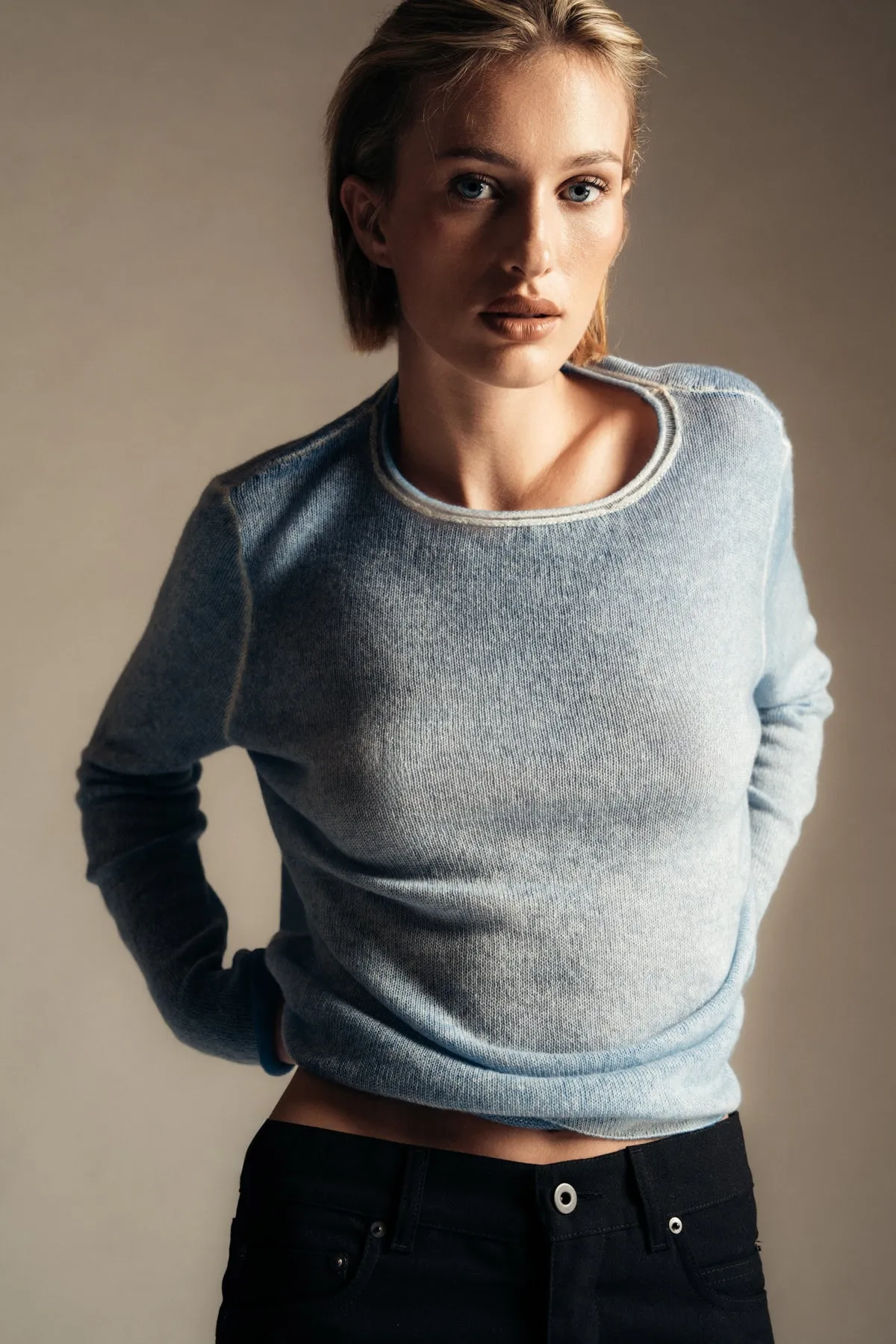 AVANT TOI | CASHMERE OFF-GAUGE SWEATER