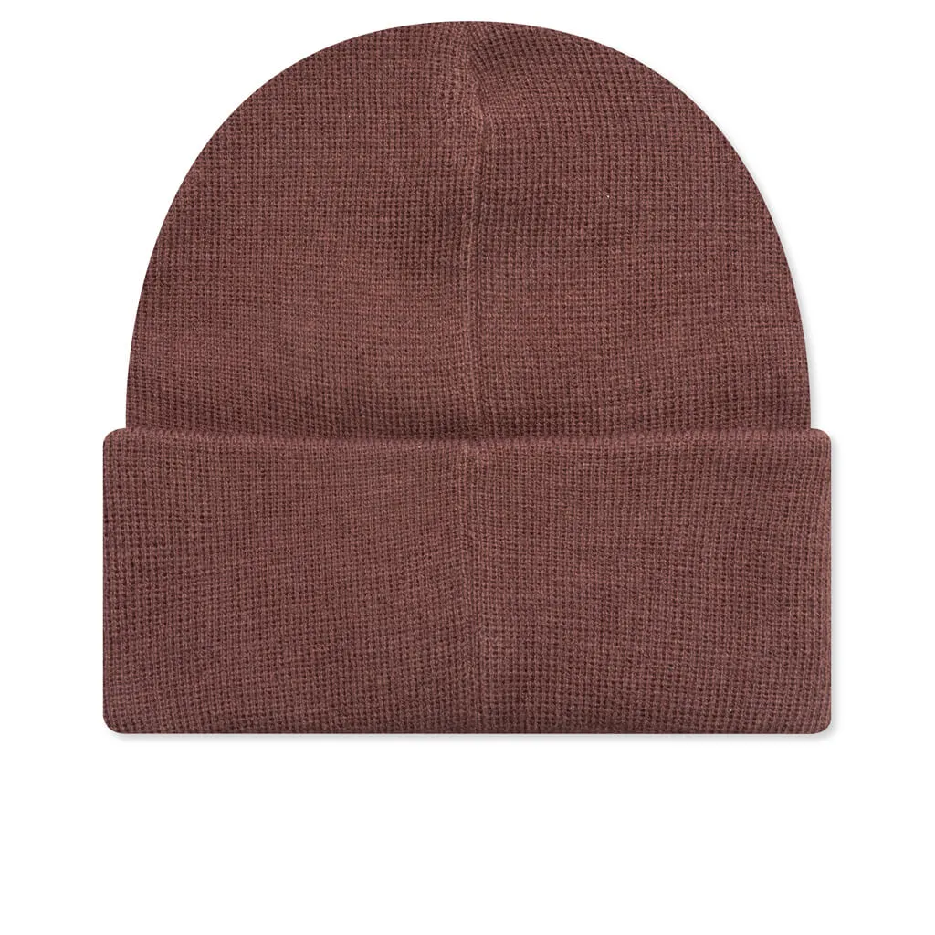 Awake Script Logo Beanie - Brown