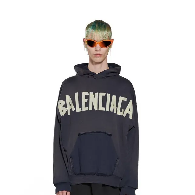 BALENCIAGA  |Pullovers Unisex Street Style Long Sleeves Plain Cotton