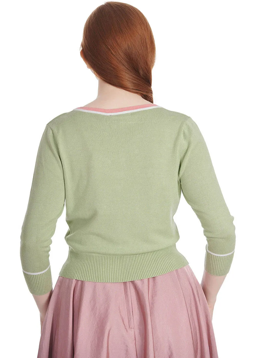 Banned Ice Cream 50's Cardigan Green