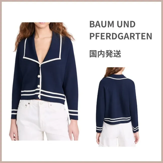 BAUM UND PFERDGARTEN  |Casual Style Long Sleeves Cardigans