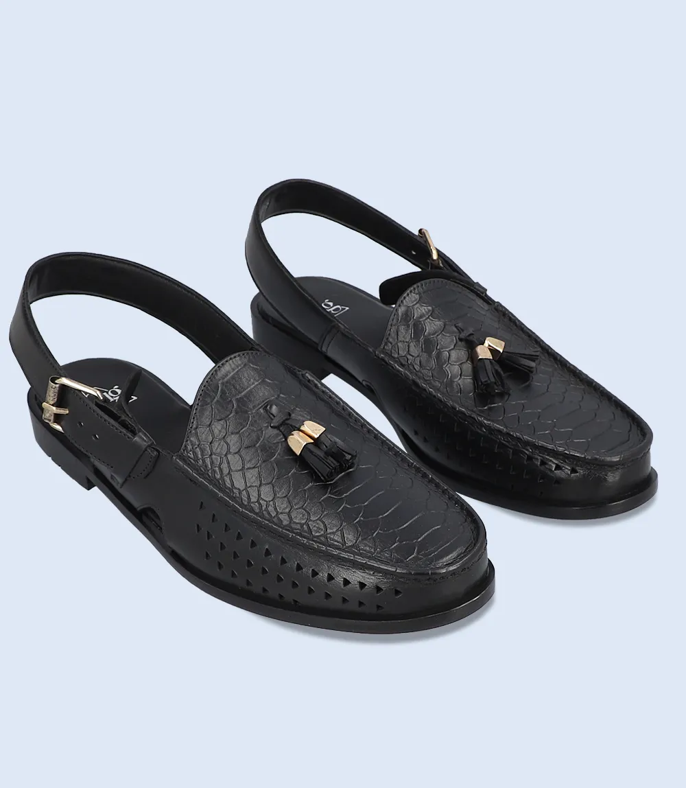 BM5609-BLACK-Men Peshawari