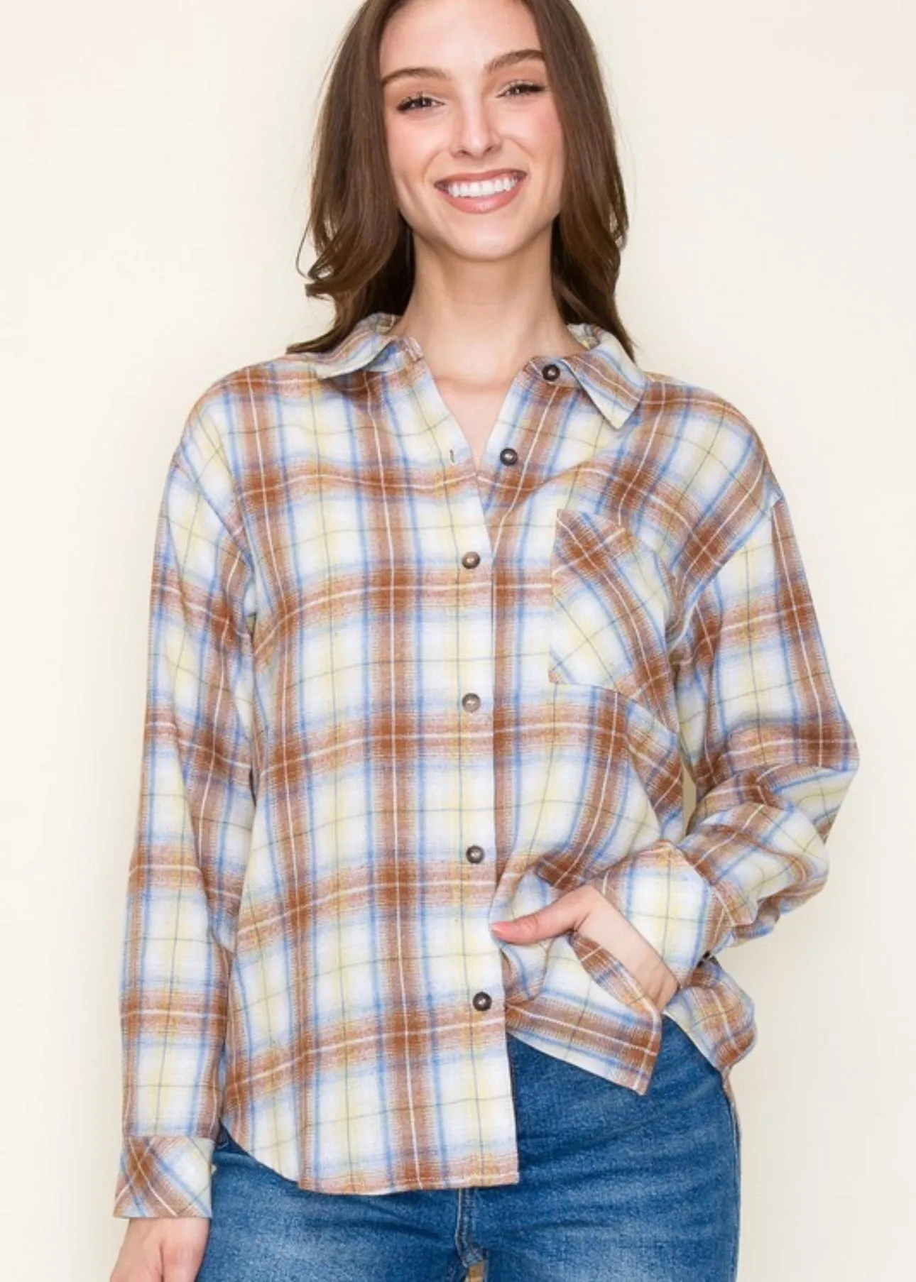 Bonfires Summer Lightweight Flannel