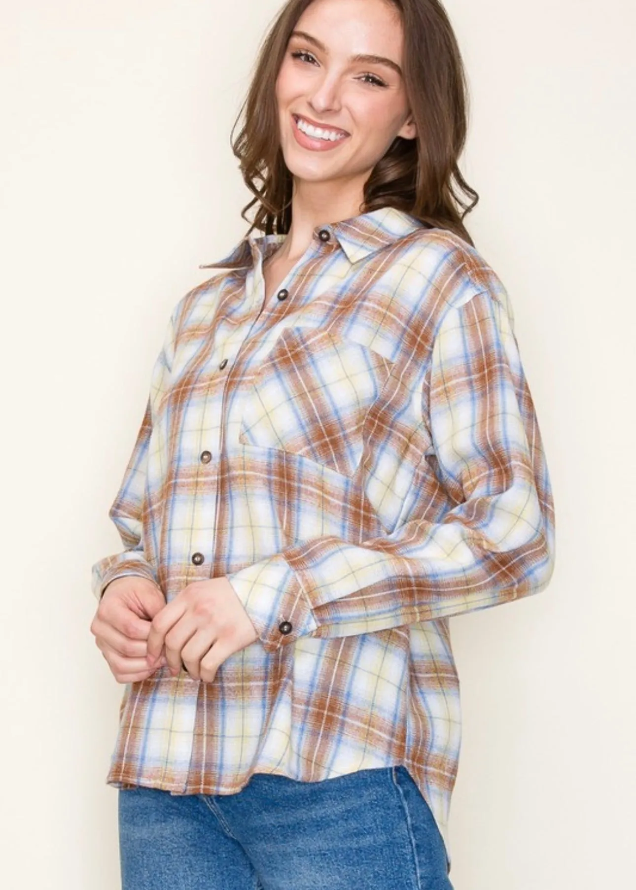 Bonfires Summer Lightweight Flannel