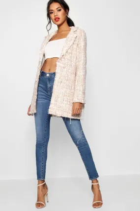 Boucle Longline Blazer Jacket