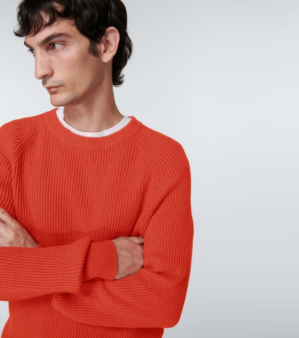 BRUNELLO CUCINELLI  |Long Sleeves Plain Cotton Sweaters