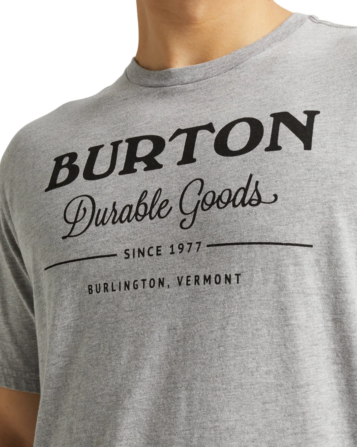 Burton Durable Goods Short Sleeve T-Shirt - Gray Heather