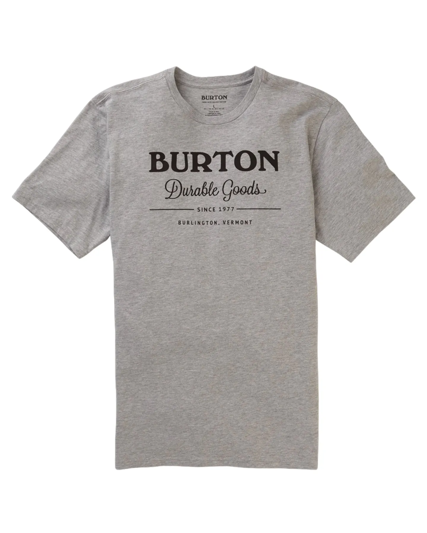 Burton Durable Goods Short Sleeve T-Shirt - Gray Heather