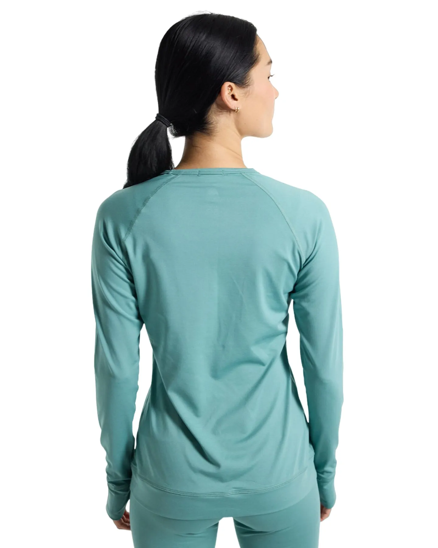 Burton Women's Burton Lightweight X Base Layer Crewneck - Rock Lichen