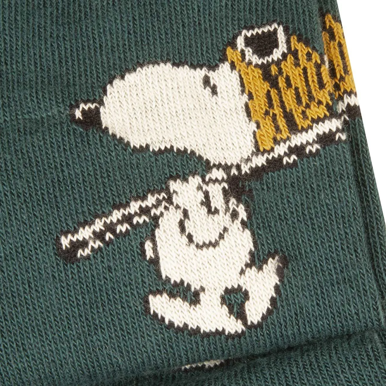 CALZE SNOOPY SKI ALL OVER Unisex Verde Scuro