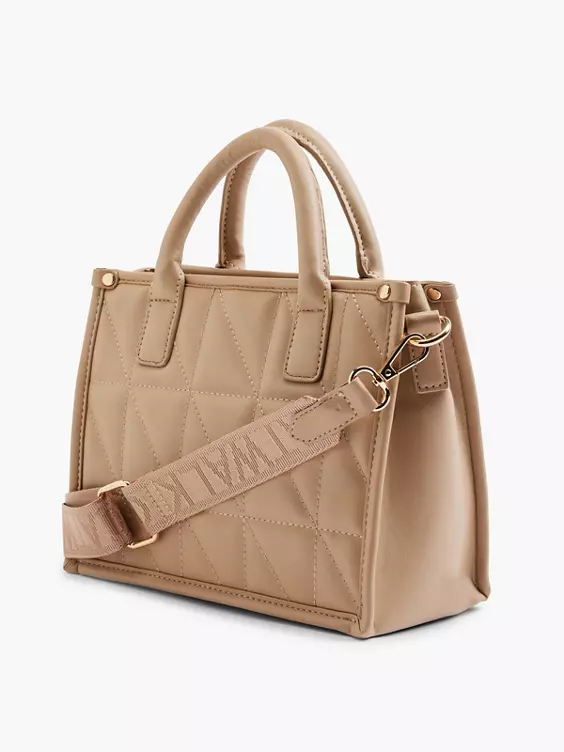 Catwalk  Camel Quilted Tote Bag with Adjustable Shoulder Strap