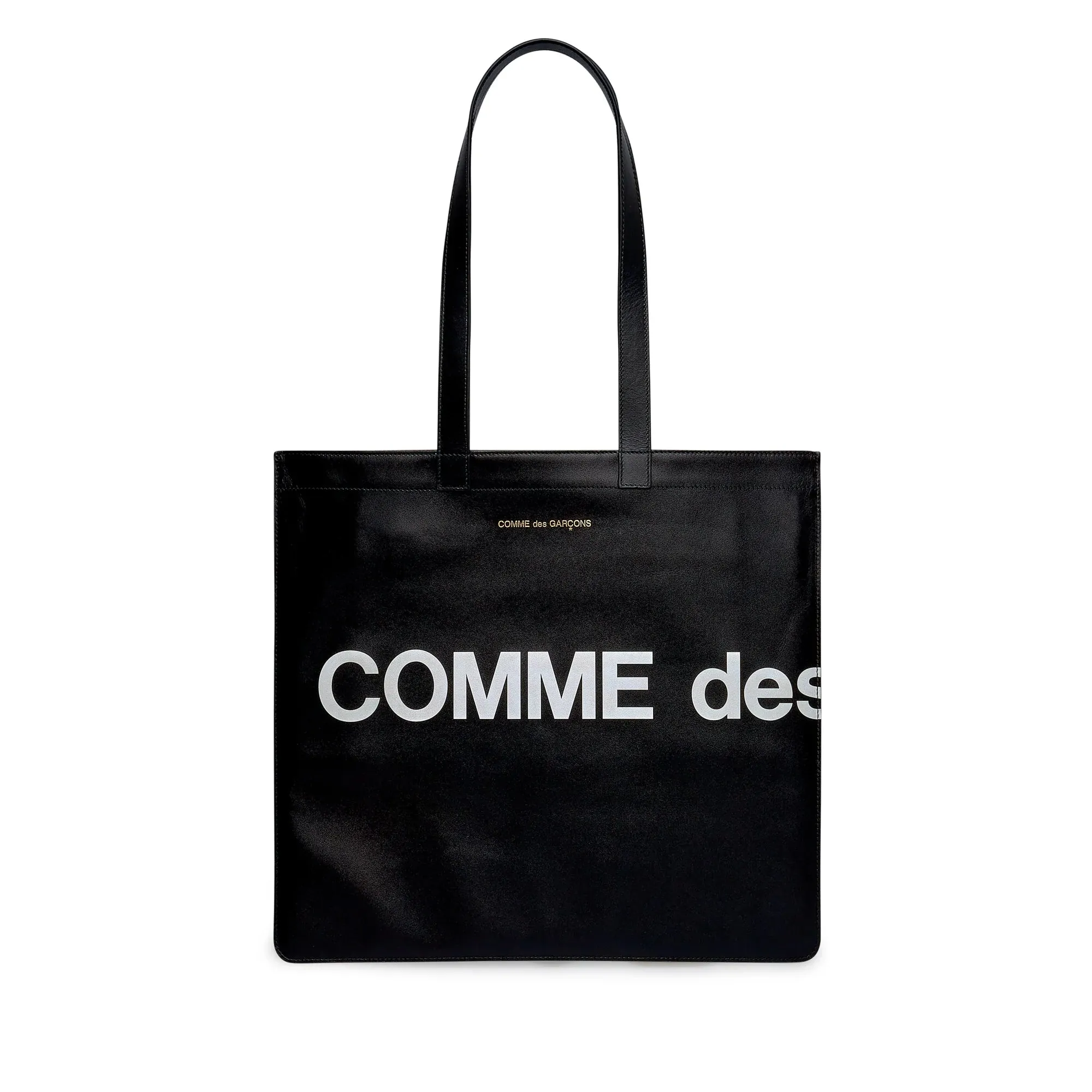 CDG WALLET  Huge Logo Tote Bag Black SA9001HL 