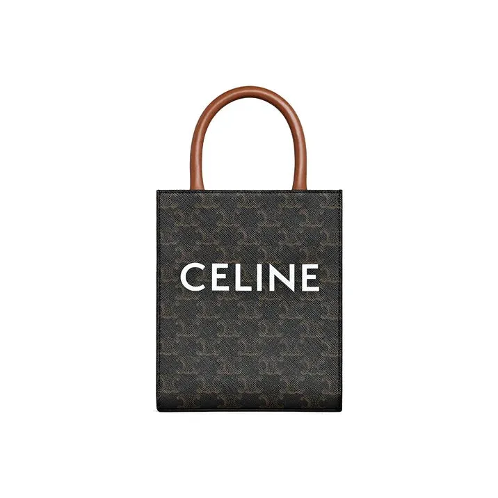     Celine   Cabas Classic All-over Printed Presbyopia Artificial Leather Tote Bag Shopping Bag Handbag