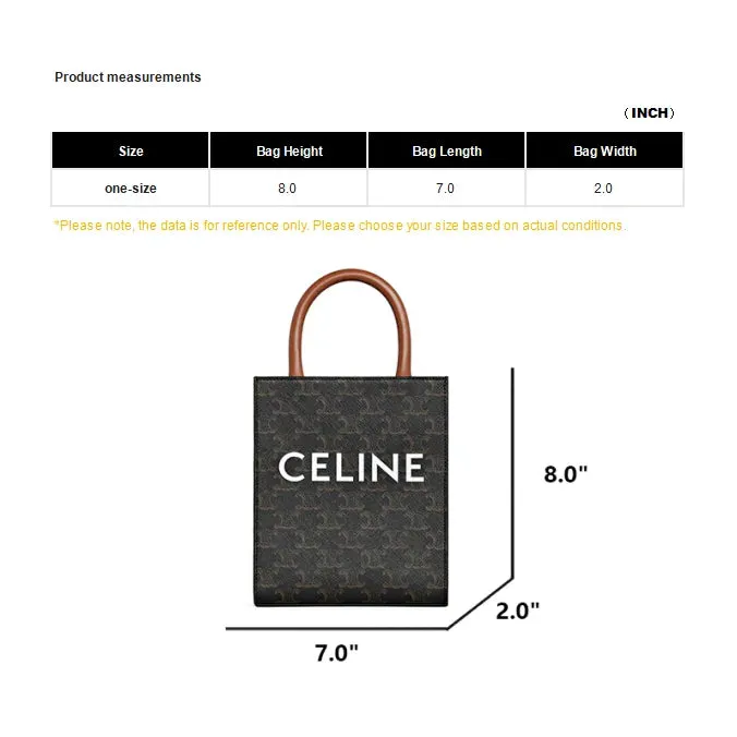     Celine   Cabas Classic All-over Printed Presbyopia Artificial Leather Tote Bag Shopping Bag Handbag