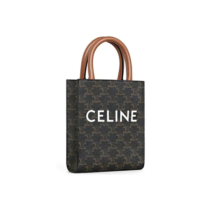     Celine   Cabas Classic All-over Printed Presbyopia Artificial Leather Tote Bag Shopping Bag Handbag