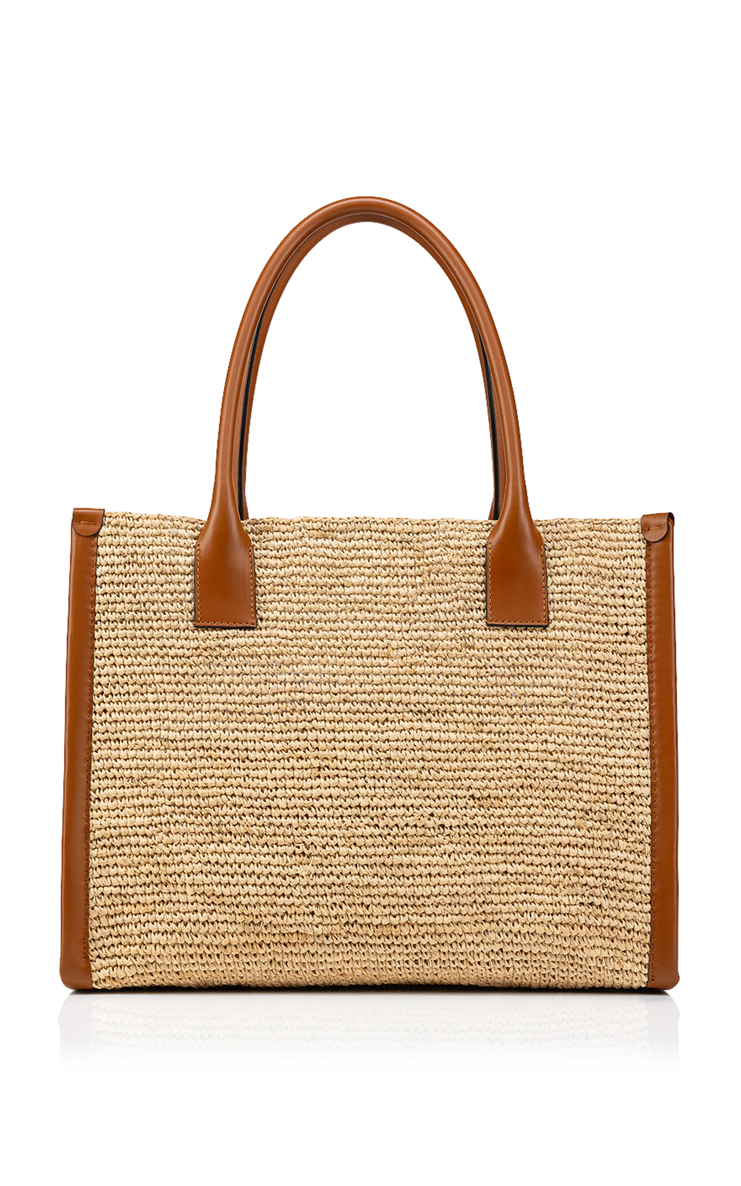 Christian Louboutin By My Side E/W Woven Raffia Tote Bag