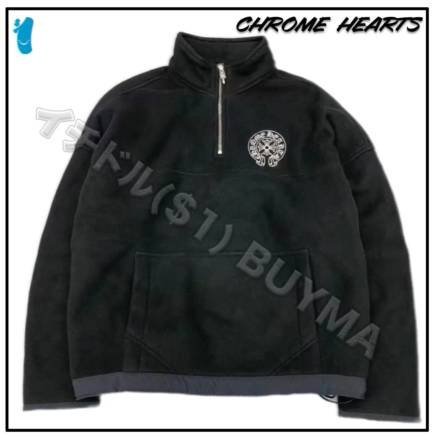 CHROME HEARTS  |Unisex Street Style Long Sleeves Sweatshirts