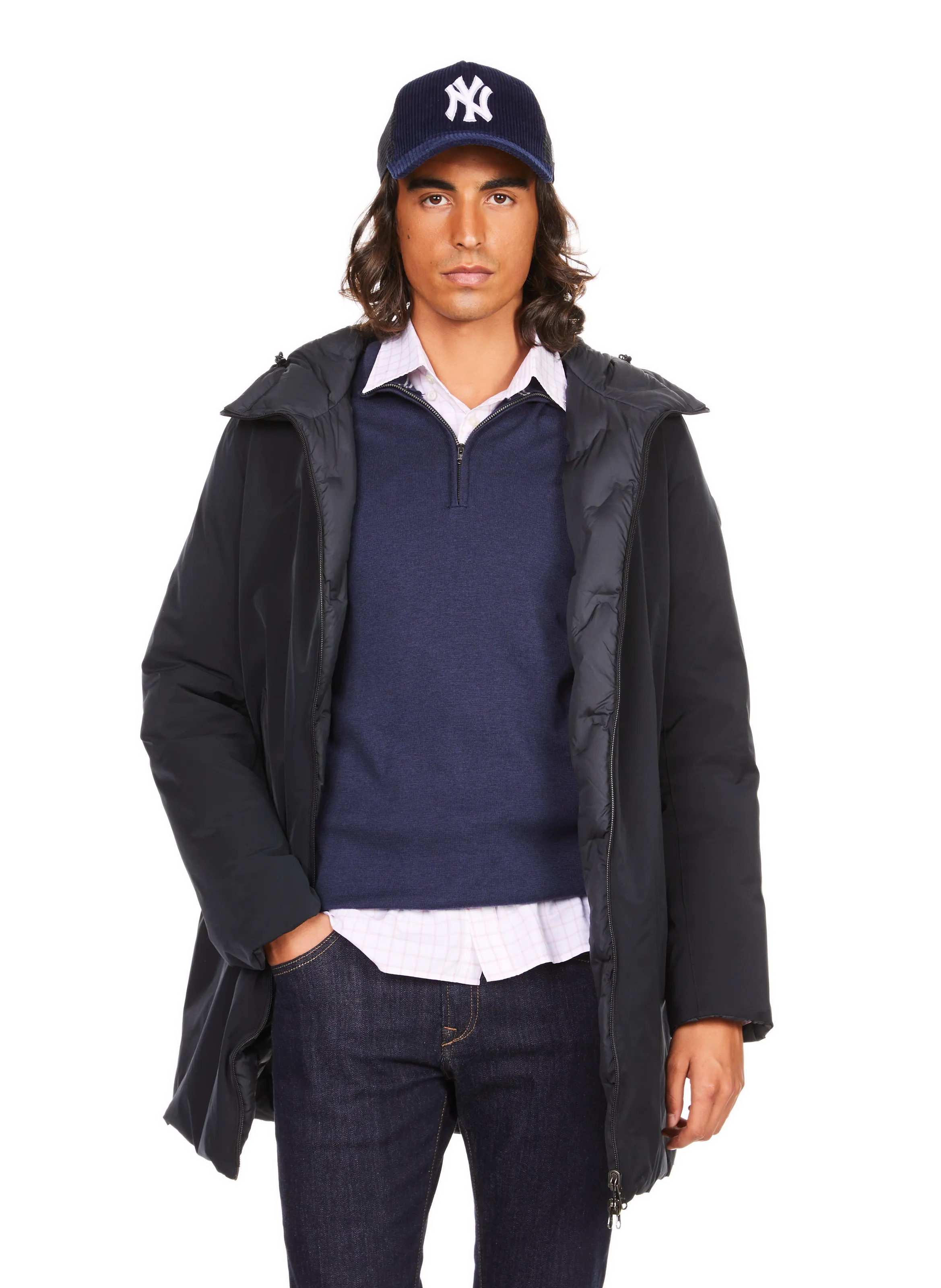 COLMAR  Long Down Jacket - Black