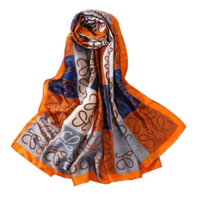 Colorblock Swirl Ultrasoft Lightweight Scarf