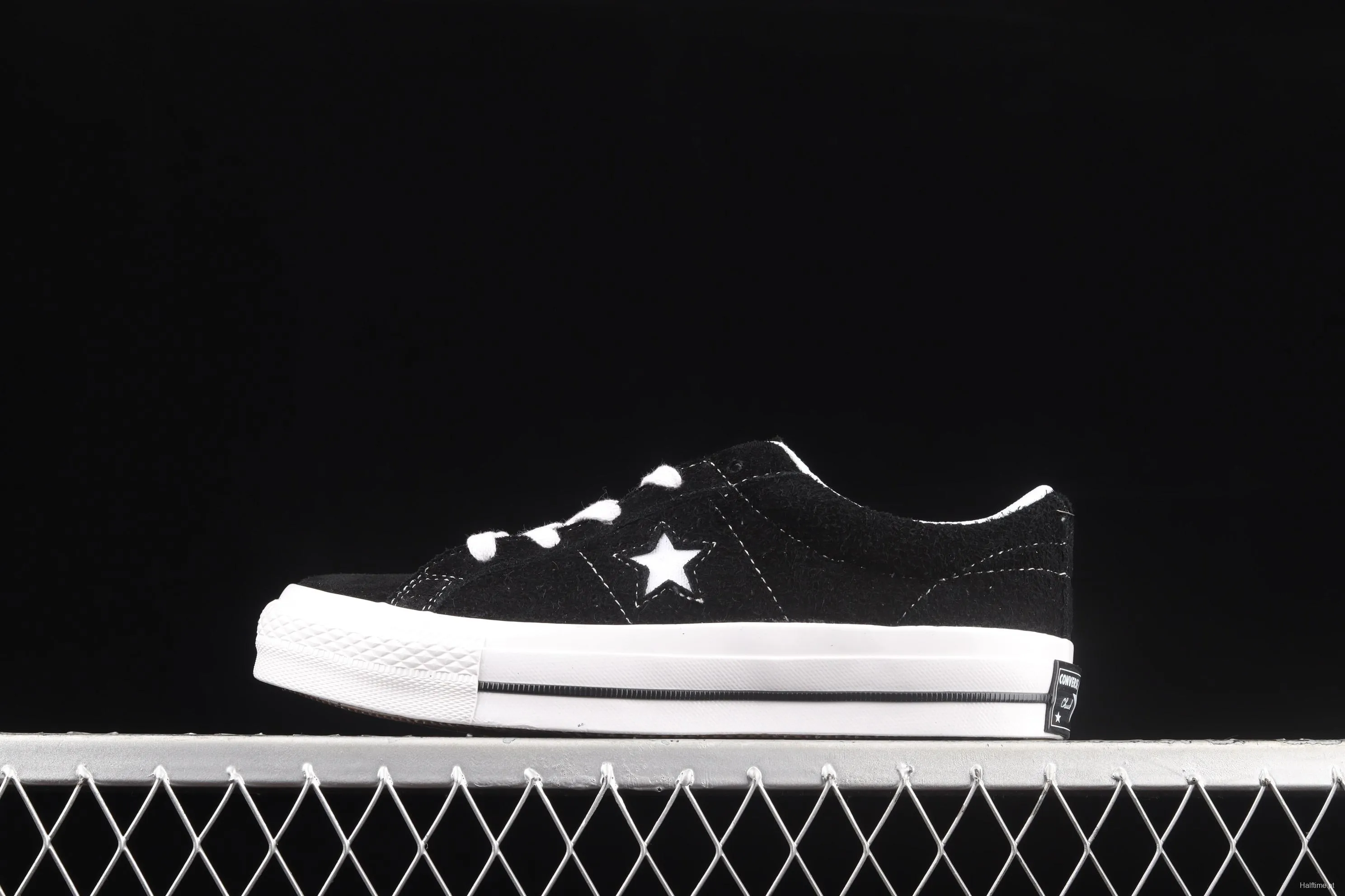 Converse One Star 21ss modified suede black and white low upper shoes 171587C