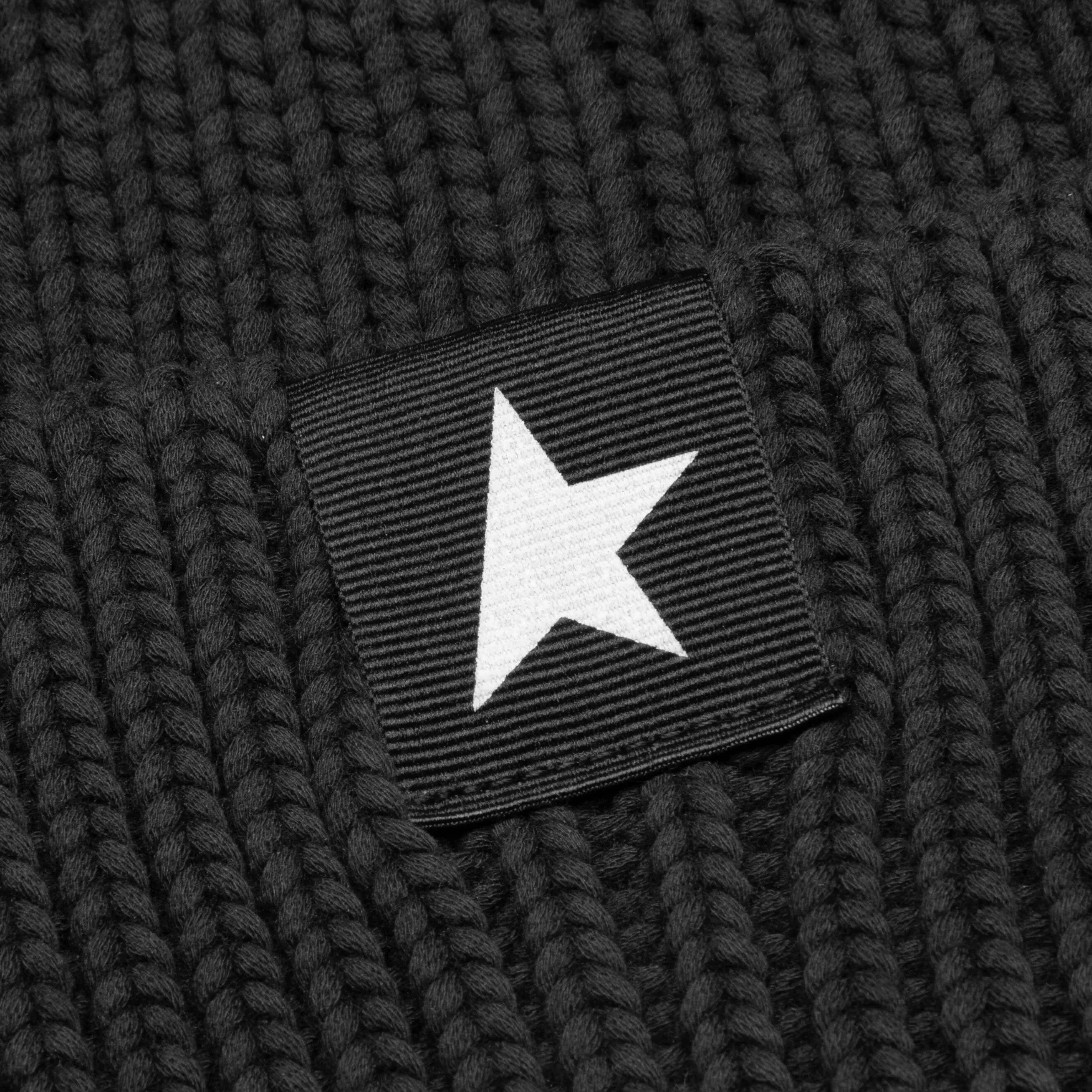 Damian Star Beanie - Black