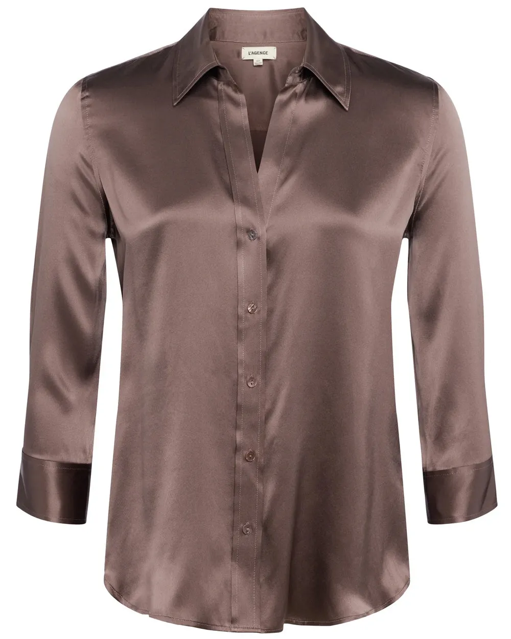 Deep Taupe Dani Blouse