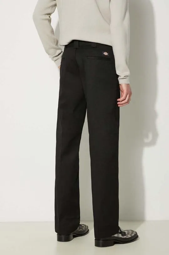 Dickies trousers Dickies Work Pant Rec DK0A4XK9BLK men's black color