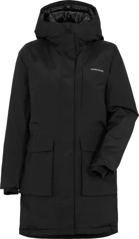 Didriksons Leya Women's Parka 2 Black | Buy Didriksons Leya Women's Parka 2 Black here | Outnorth