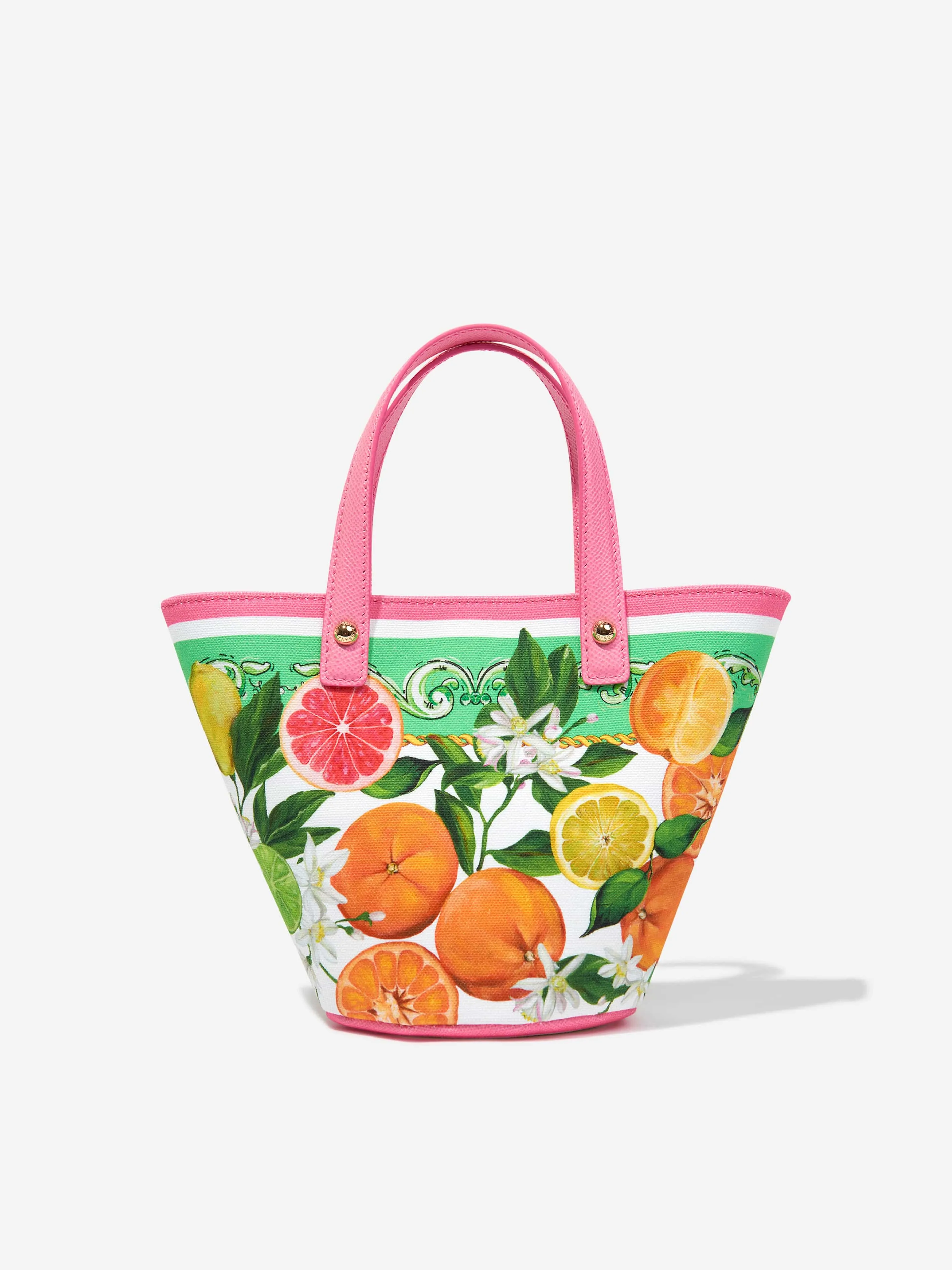 Dolce & Gabbana Girls Fruit Print Tote Bag in Multicolour (25cm)